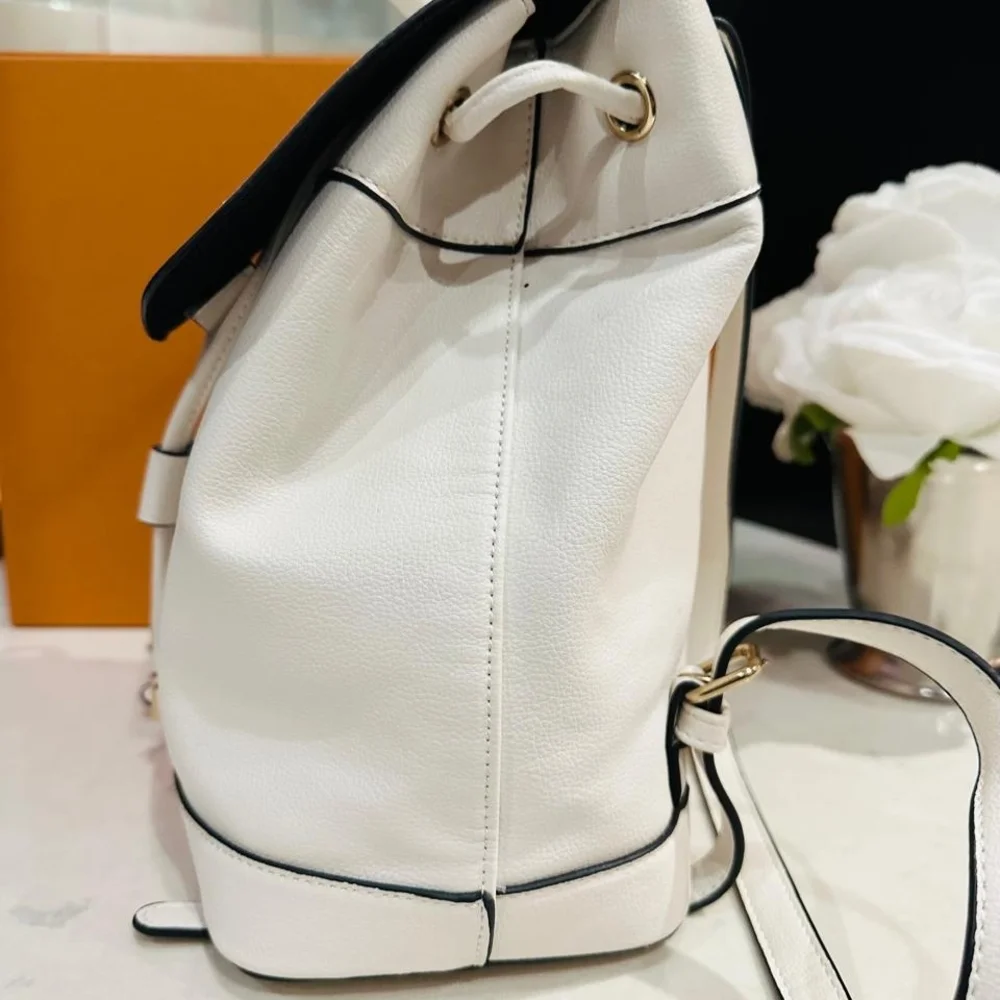 Forever 21 Elegant White Leather Backpack